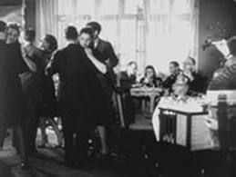A Nazi staged Warsaw Ghetto dinner scene A Nazi staged Warsaw Ghetto dinner scene